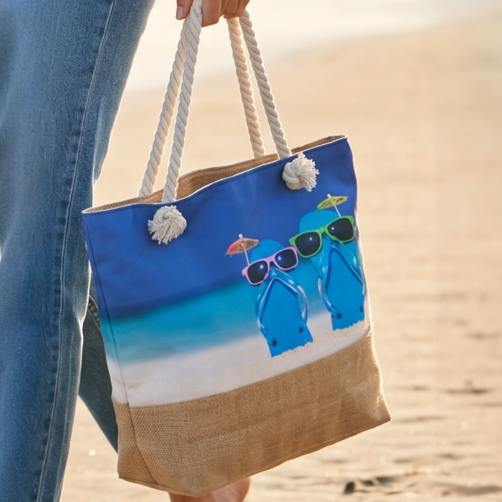 Beach Handbag Flip Flop