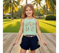 Girls Set - Paradise Green Girls Set - Paradise Green
