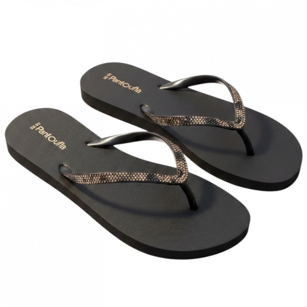Finesse Woman Summer Slippers  Black