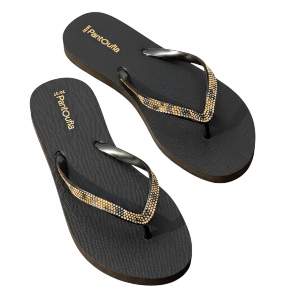 Finesse Woman Summer Slippers Black