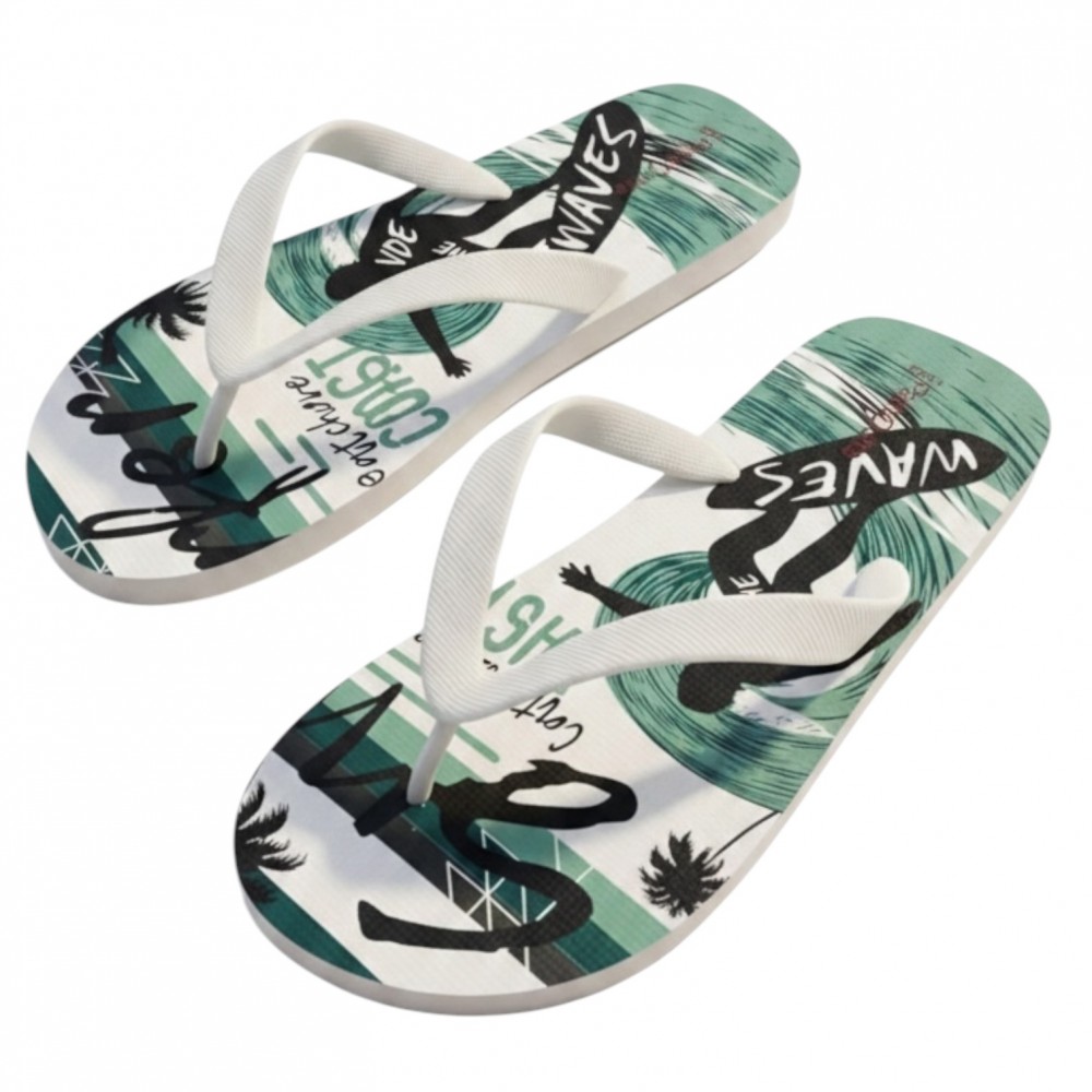 Claudia Men Summer Flip Flop Green