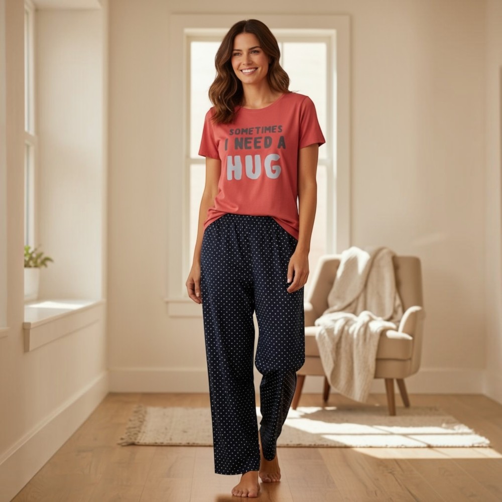Woman Summer Pyjamas Pants Hug Me