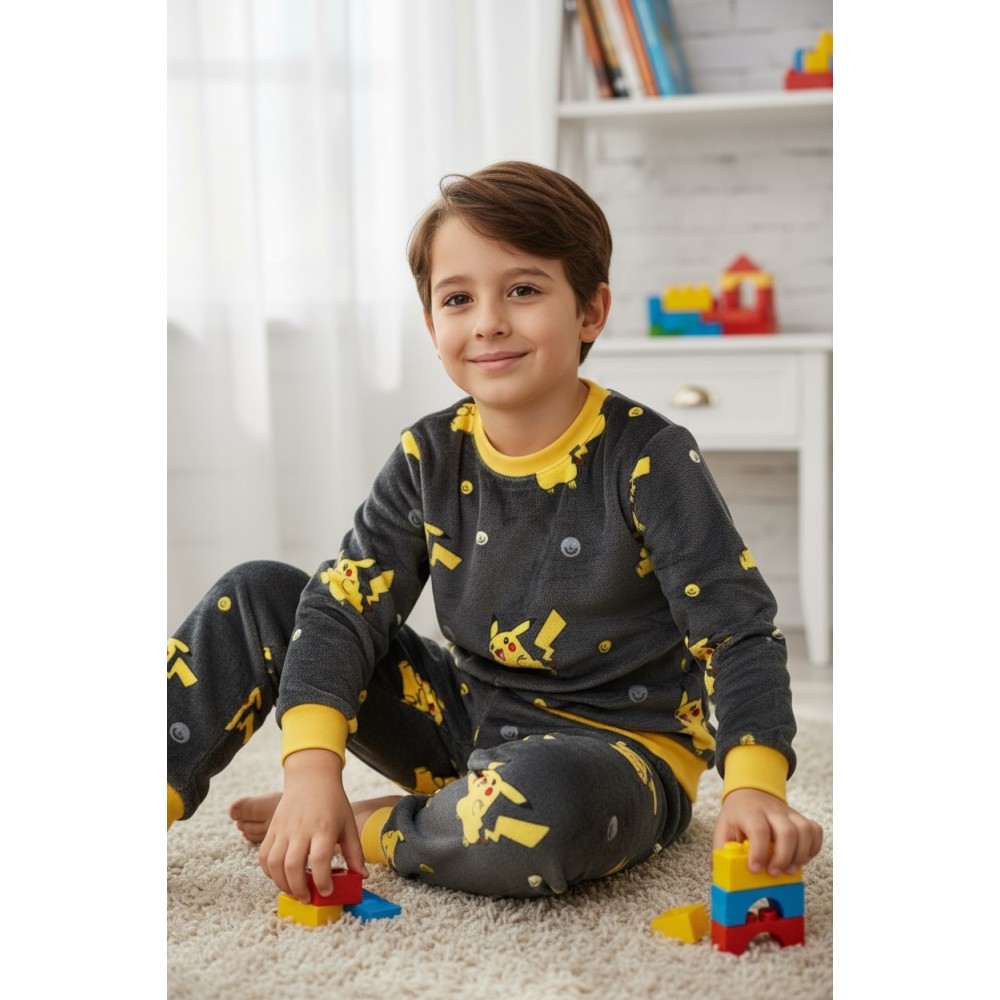 Boy Winter Pyjama Set Pikachu