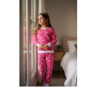 Girl Winter Pyjama Set Barbie