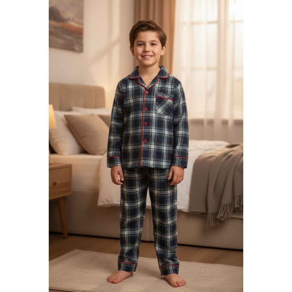 Boys Pyjamas Square Black