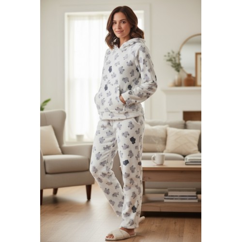 Woman Winter Pyjama Set Sheep Woman Winter Pyjama Set Sheep