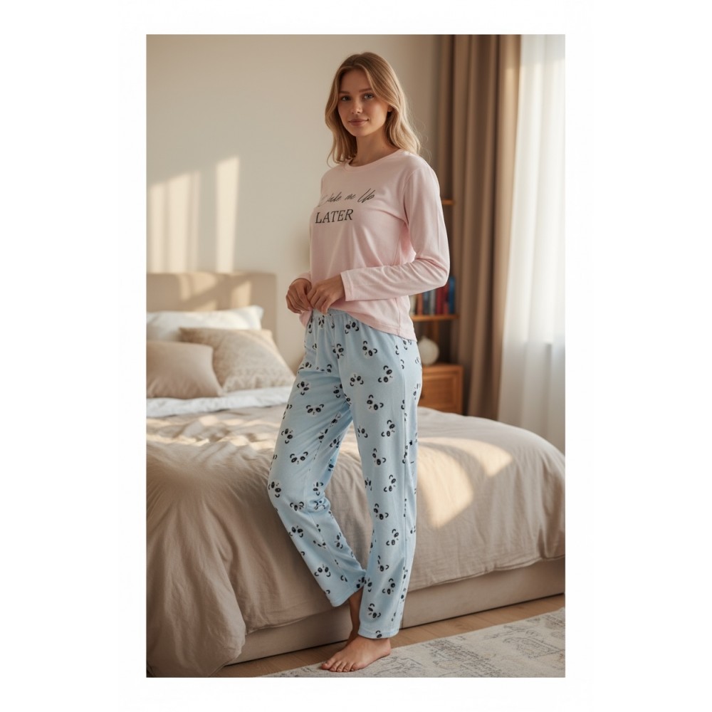 Woman Winter Pyjama Set Hello Winter
