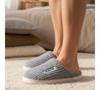 Men Winter Slippers MNZU Grey