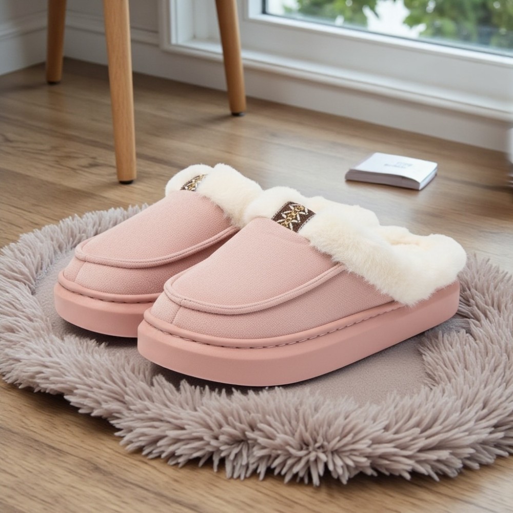 Woman Winter Slippers Pink