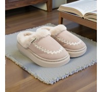 Woman Winter Slippers Classic Beige