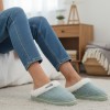 Woman Winter Slippers Wool Shape Green