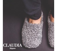 Claudia Men Winter Slippers Grey