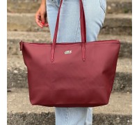 Lacoste Tote Bag - Bordeau