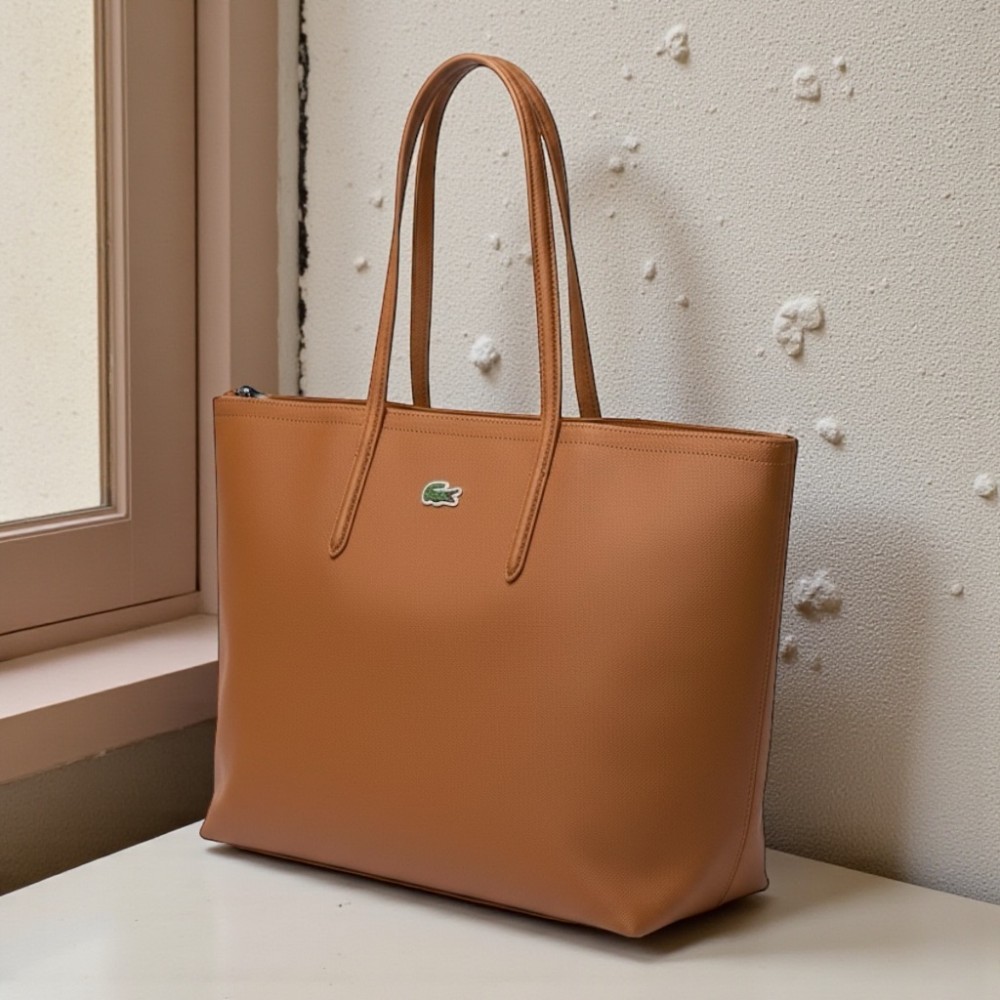Lacoste Tote Bag - Camel