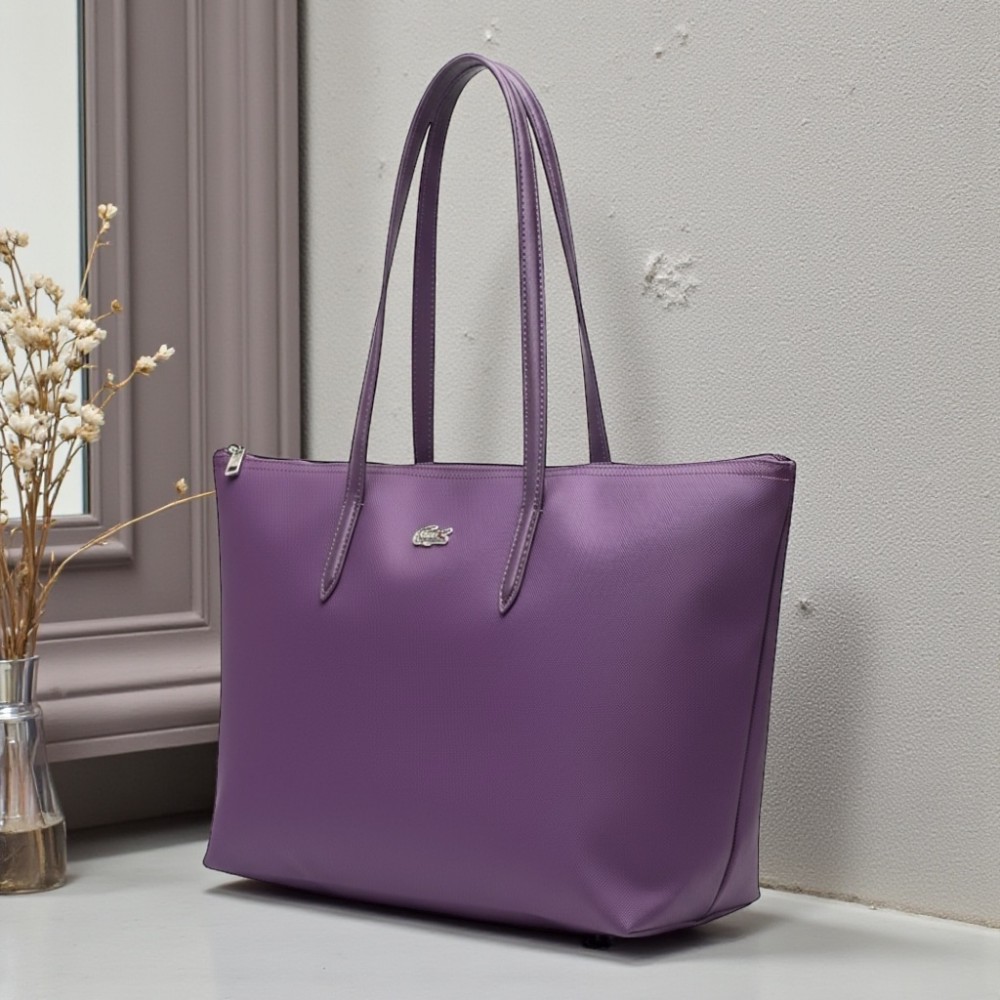 Lacoste Tote Bag -  Purple