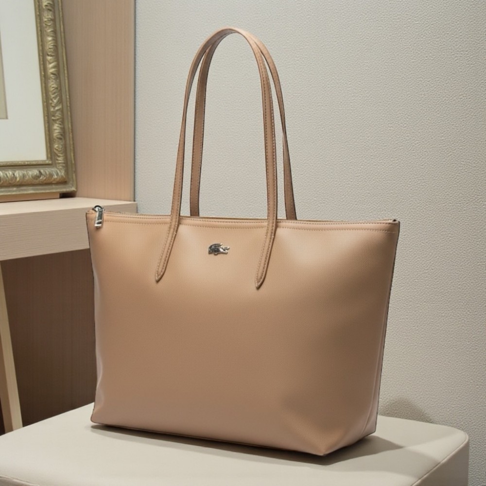 Lacoste Tote Bag - Coffee