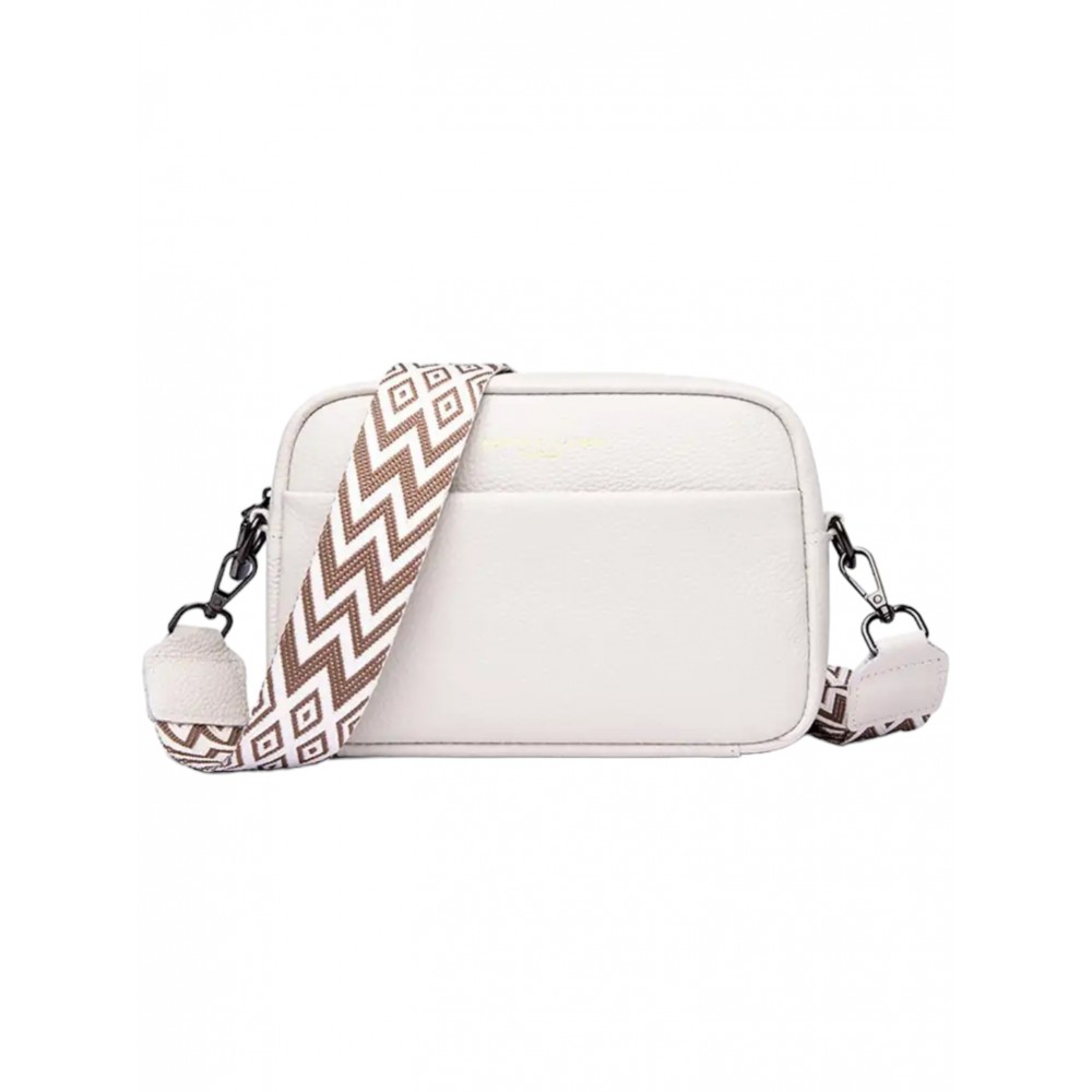 Leather Handbag White