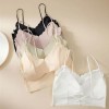 Woman Bra Crop Top Seamless Beige