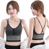 Woman Bra Crop Top Grey