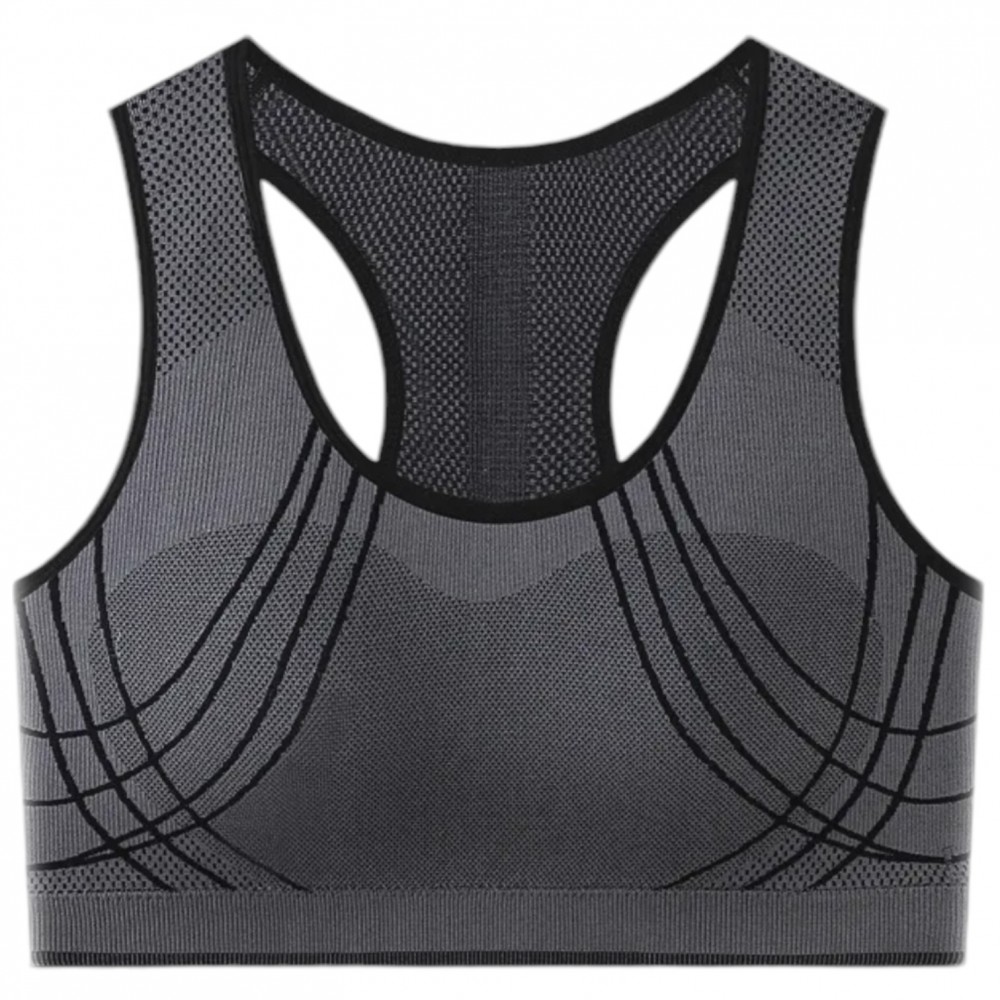 Sports Bra Woman Stretchy Black