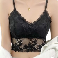 Woman Bra Beautiful Lace Underwear Black