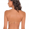 Marie France Bra Strapless Dos Transparent White