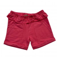 Girls Shorts Cotton Coral