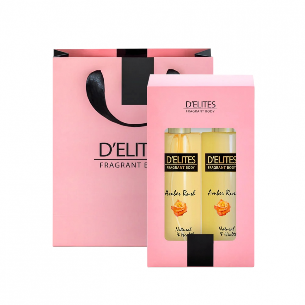 D'Elites Fragrances Duo Gift Set Amber Rush