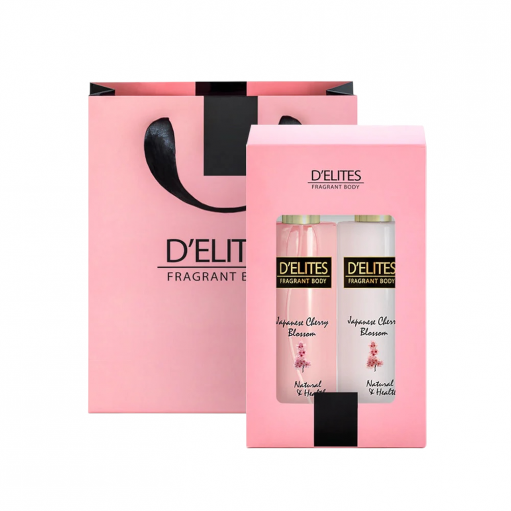 D'Elites Fragrances Duo Gift Set Japanese Cherry Blossom