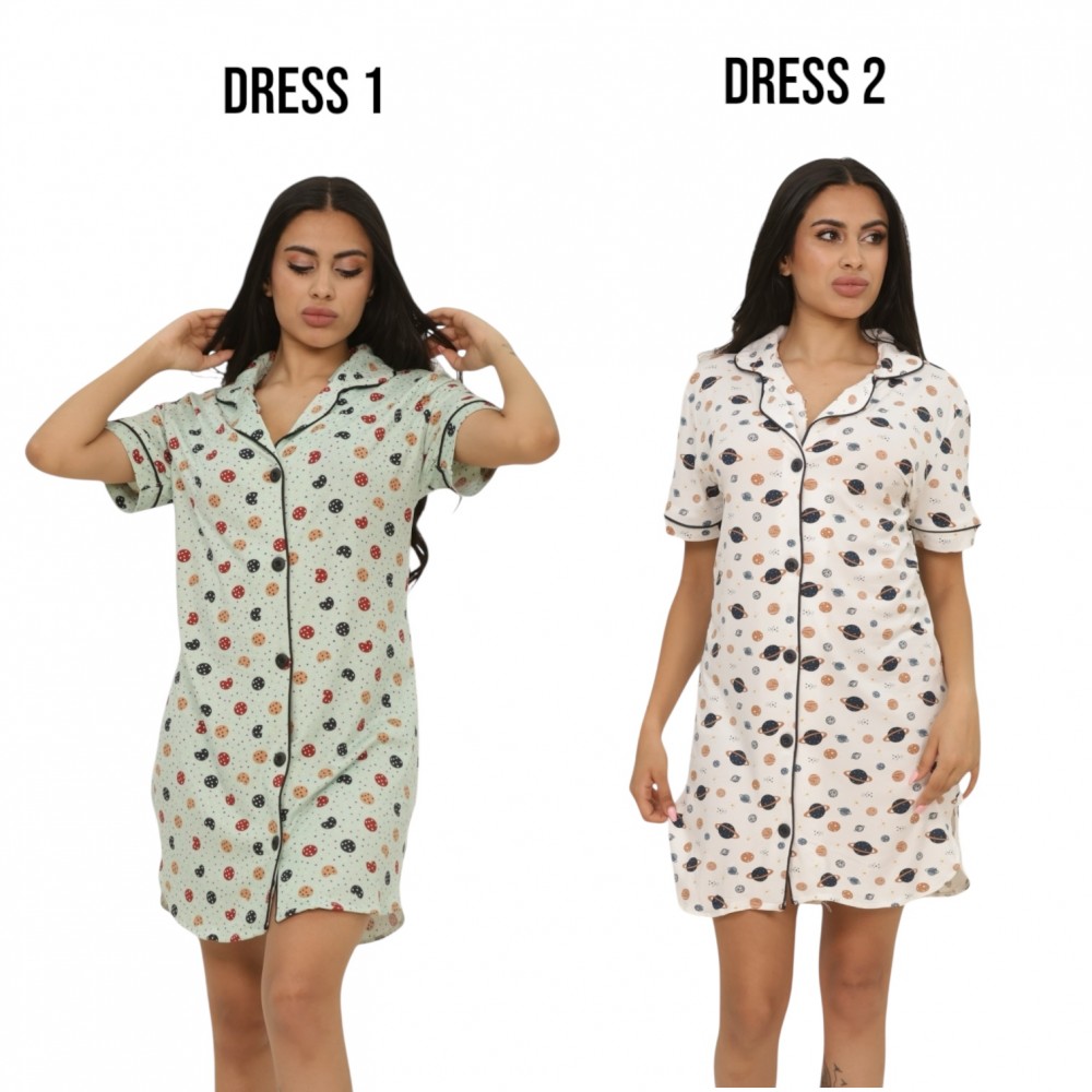 Woman Summer Pyjamas 2  Dresses -  Planet