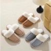 Fuzzy Winter Slippers Camel