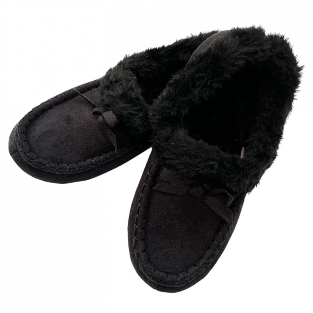 Woman Winter Slippers - Black