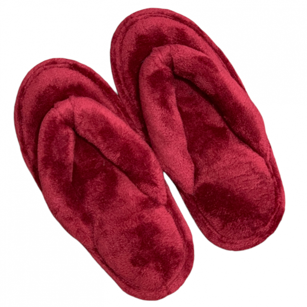 Woman Home Slippers Flip Flop Red