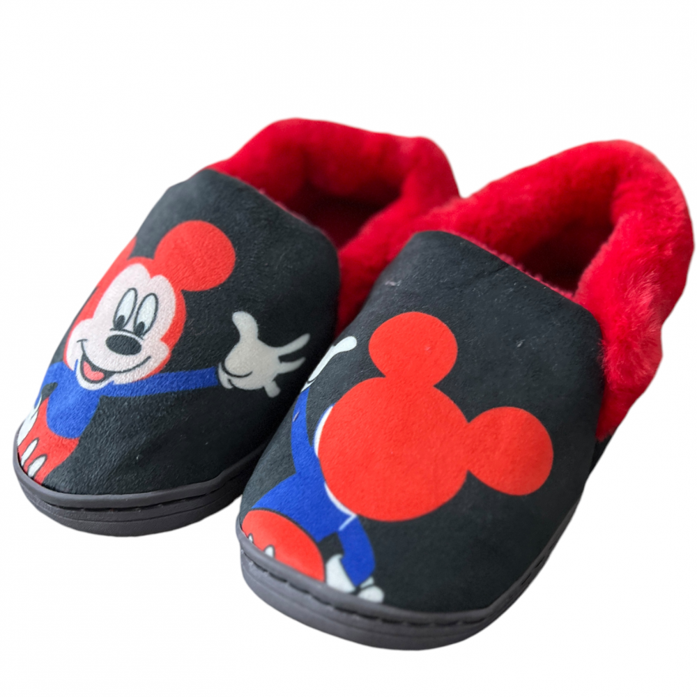 Kids Winter Slippers Mickey Mouse Blue