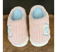 Kids Winter Slippers Bear Style Pink
