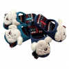 Kids Winter Slippers Dog Navy