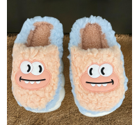 Kids Winter Slippers Smiling Sheep Coral