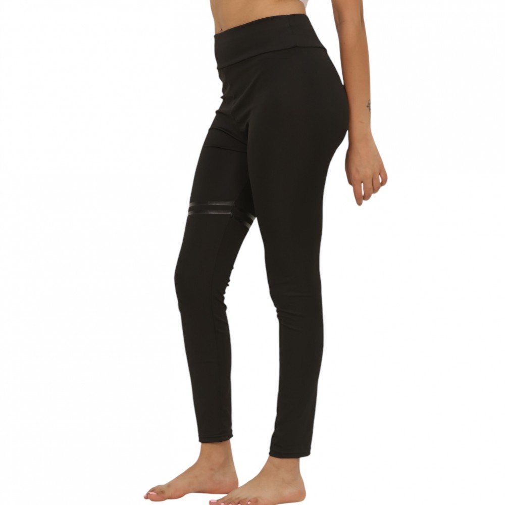 Woman Sports Leggings Jogging Black