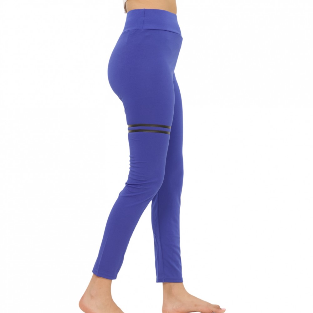 Woman Sports Leggings Jogging Blue