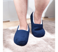 Men Indoor Winter Slippers Soft Classic Navy