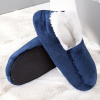 Men Indoor Winter Slippers Soft Classic Navy