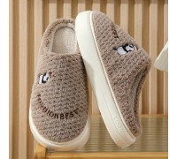 Men Winter Slippers Fashion Best Brown