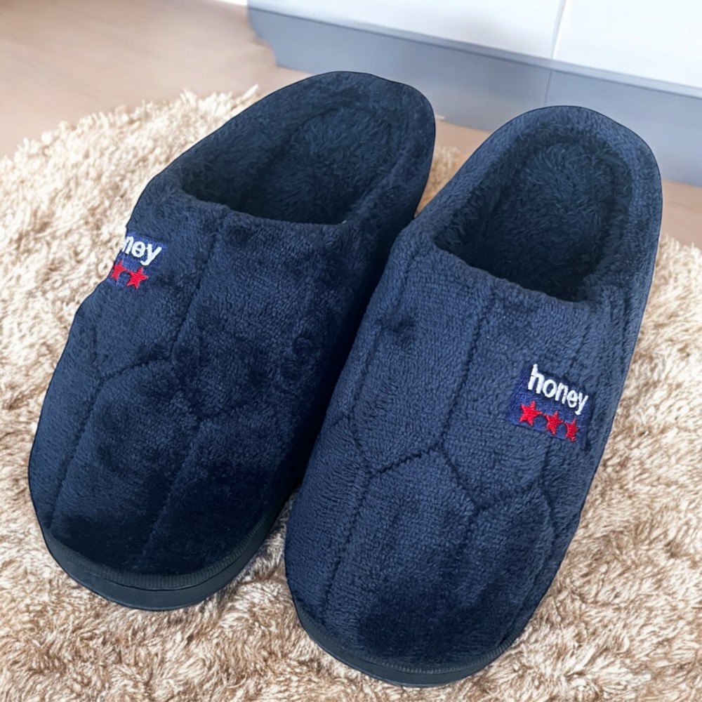 Men Winter Slippers Honey Navy