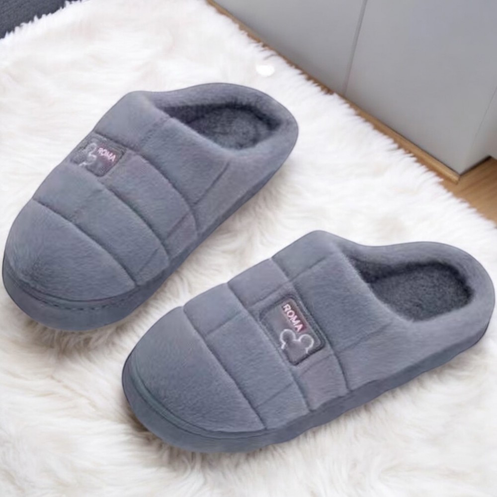 Men Winter Slippers Roma Grey