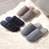 Men Winter Slippers Sports Grey