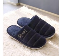 Men Winter Slippers Sports Navy