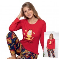 Women Pyjamas Carfield Red