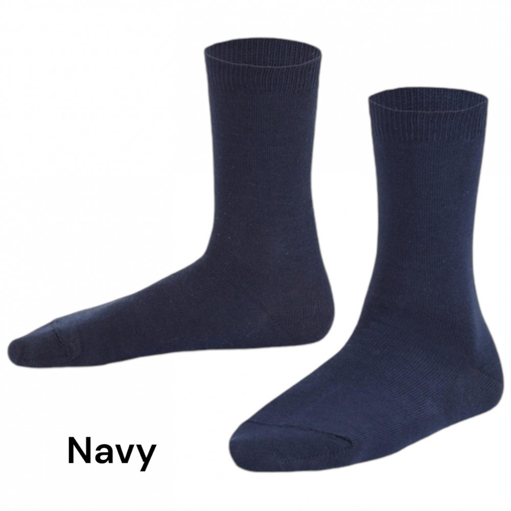 Marie France Basic Full Boy Socks Navy