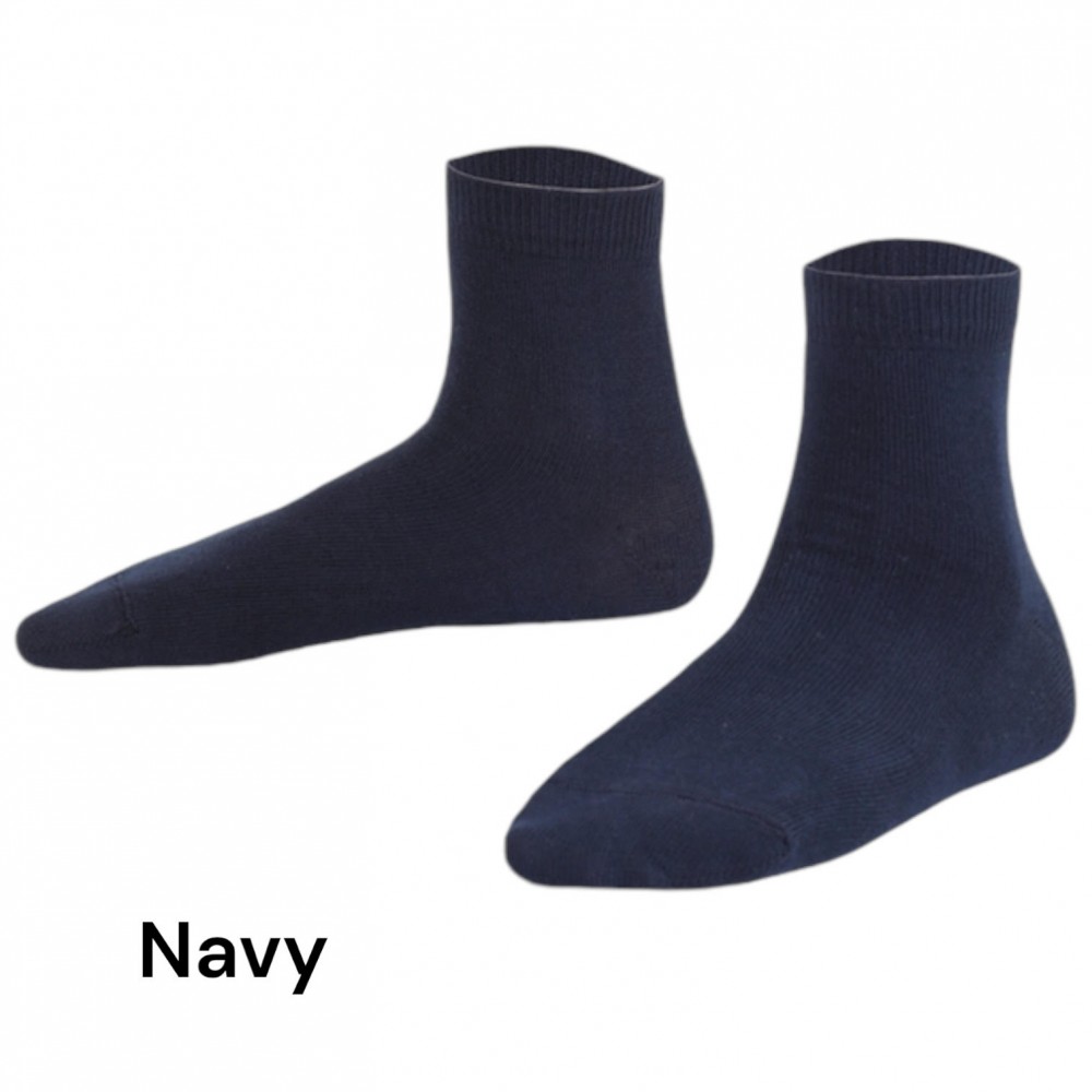 Marie France Basic Half Boy Socks Navy