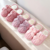 Woman Winter Slippers with Bow - Pink